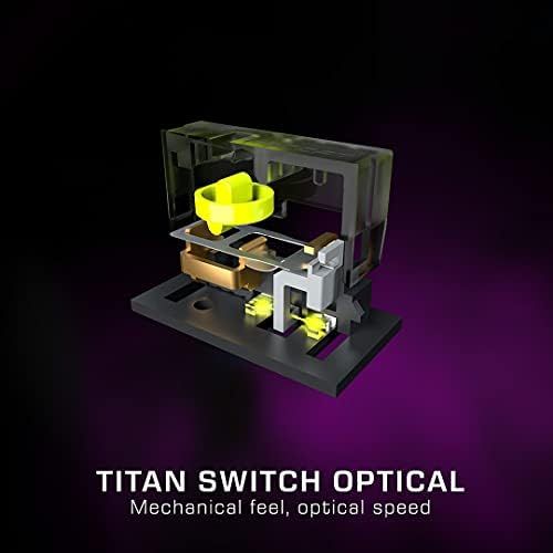  [무료배송]ROCCAT Burst Pro Lightweight Optical Gaming Mouse with 16K DPI Optical Owl-Eye Sensor, Optical Switches, ROCCAT Titan Wheel, 68 gram weight - Black