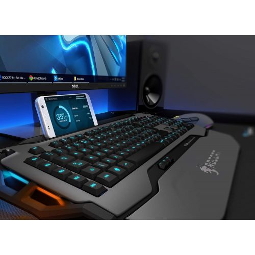  ROCCAT Roccat Skeltr - Smart Communication RGB Gaming Keyboard (ROC-12-231-GY)