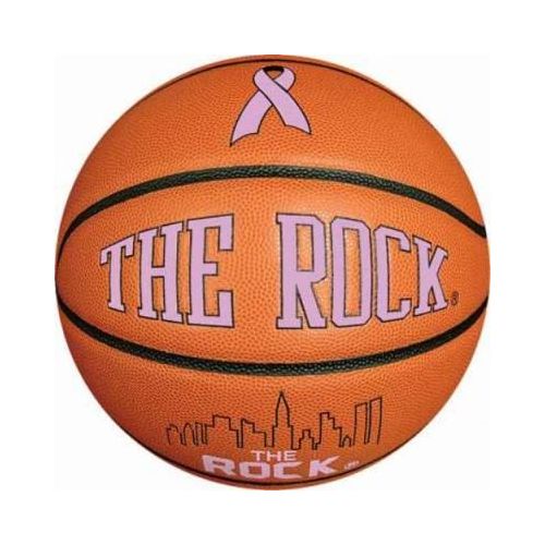  ROCK The Rock Pink Ribbon Basketball Womens 28.5