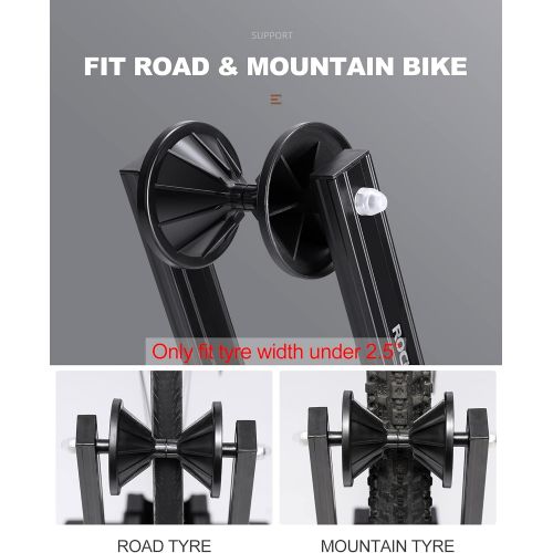  자전거 정비 공구 수리ROCKBROS Foldable Bike Stand Floor Alloy Bicyle Stand Folding Indoor Parking Wheel Holder Fit 20”-29”