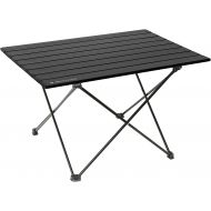 Rock Cloud Portable Camping Table Ultralight Aluminum Camp Table Folding Beach Table for Camping Hiking Backpacking Outdoor Picnic, Size L