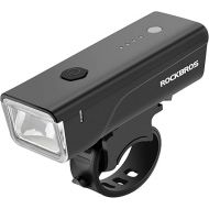 ROCKBROS Bike Light Type-C Bike Headlight 5 Light Modes Rechargeable Bike Front Light Safety Quick-Release Auto On Off Bicycle Lights for Night Riding