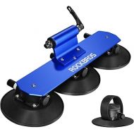 ROCKBROS Suction Cup Bike Rack for Car Roof Top Sucker Bike Rack Quick Release Aluminium Alloy Bike Carrier with Sucker for 1 Blue