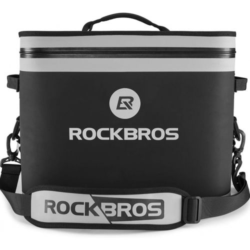  ROCKBROS Soft Cooler 30 Can Insulated Leak Proof Soft Pack Coolers Waterproof Soft Sided Cooler Bag for Camping, Fishing, Road Beach Trip, Golf, Picnics