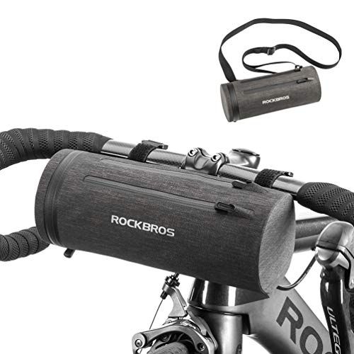  ROCKBROS Bike Handlebar Bag Bike Bag Front Frame Storage Bag Commuter Shoulder Bag Waterproof Large-Capacity Front Pack for Road Bike, MTB Mountain Bike