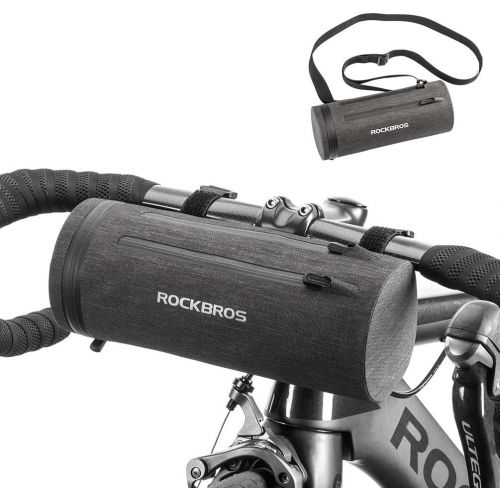  ROCKBROS Bike Handlebar Bag Bike Bag Front Frame Storage Bag Commuter Shoulder Bag Waterproof Large-Capacity Front Pack for Road Bike, MTB Mountain Bike