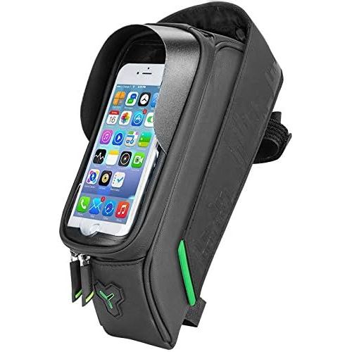  ROCKBROS Bike Accessories Bag Phone Mount with Storage Waterproof Phone Holder for Bike Specialized Bike Saddle Bag Top Frame Handlebar Bicycle Accessory