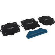 Rockler Corner Cutter Router Template (Set of 3) w/Rubber Strips - Woodworking Tools for Smooth & Consistent Corner Curves - Perfect Router Jig for Creating Quarter-Round Corners