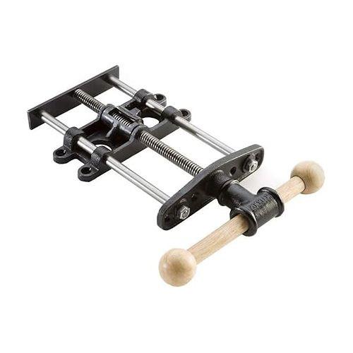  Rockler Quick Release Front Vise - 9” Woodworking Vise Dual Guide Rods Eliminate Racking - Easy to Operate Wood Vise for Home, Studios, Teaching Equipment - Bench Vise Woodworking