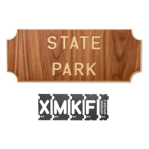  Rockler Interlock Signmaker's Templates, State Park Font Kit, 2-1/4'' by Rockler