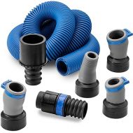 Dust Right FlexiPort Power Tool Hose Kit with Click-Connect, 3' to 12' Expandable Hose