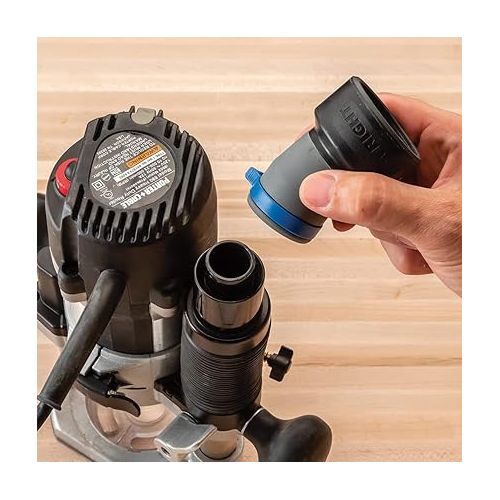  Dust Right FlexiPort Power Tool Hose Kit with Click-Connect, 3' to 12' Expandable Hose