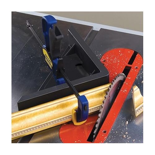  Rockler 45 Degree Miter Sled for Table Saw - Miter Saw Sled Ensures Durability & Low-Friction Sliding - Table Saw Accessories Fits Standard 3/8