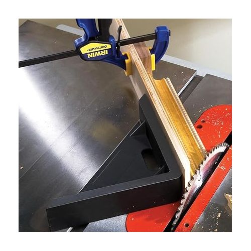  Rockler 45 Degree Miter Sled for Table Saw - Miter Saw Sled Ensures Durability & Low-Friction Sliding - Table Saw Accessories Fits Standard 3/8