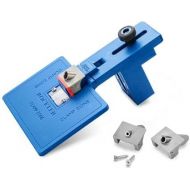 Rockler Corner Key Dowel Jig - Premium Doweling Jig For Decorative Mitered Joints - Dowel Hole Jig w/Molded Reference Lines - Woodworking Jigs Includes 1/8'', 1/4'', 3/8'' Drill Guide- Dowel Tool Kit
