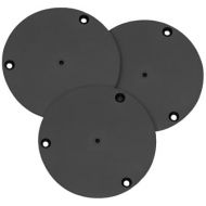 3-Pack Blank Inserts for Rockler Snap-Lock Zero-Clearance Insert Ring