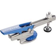 Auto-Lock T-Track Hold Down Clamp - Adjustable Clamps for Woodworking w/Set Screw - T Tracks Woodworking Hold Down Clamps Pivots 3600 to Minimize Obstructions - Heavy-Duty Metal T-Track Stop, Clamp