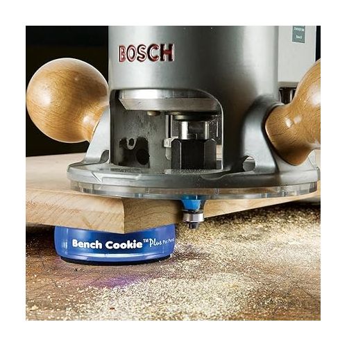  Rockler Work Bench Cookies Plus Work Grippers (4 Pack) - Rockler Bench Cookies Protect Workpiece from Scratches and Benchtop Debris - Woodworking Kit for Most Average-Sized Panels