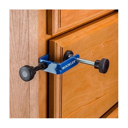  Rockler Cabinet Drawer Installation Clamps - Right, Left-Side Drawer, Cabinet Installation Tools - Steel, Plastic Drawer Front Clamps - Front Drawer Woodworking Clamps for Easy, Fast Installation