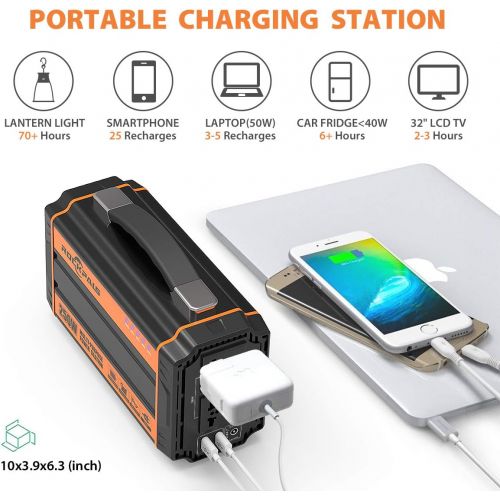  [아마존 핫딜]  [아마존핫딜]ROCKPALS Rockpals 250-Watt Portable Generator Rechargeable Lithium Battery Pack Solar Generator with 110V AC Outlet, 12V Car, USB Output Off-grid Power Supply for CPAP Backup Camping Emerge