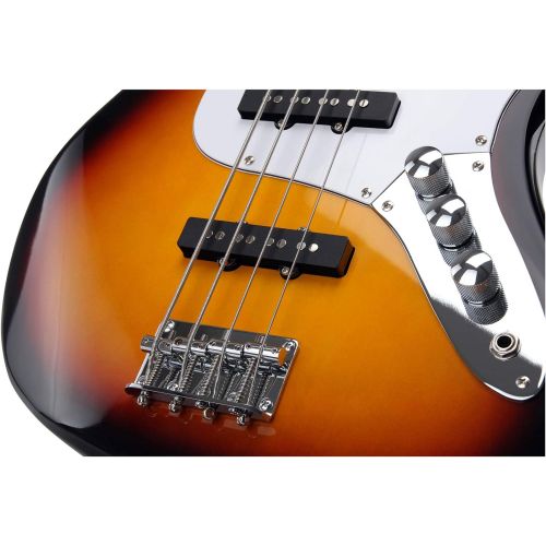  [아마존베스트]Rocktile Groovers Pack JB E-Bass SET Sunburst