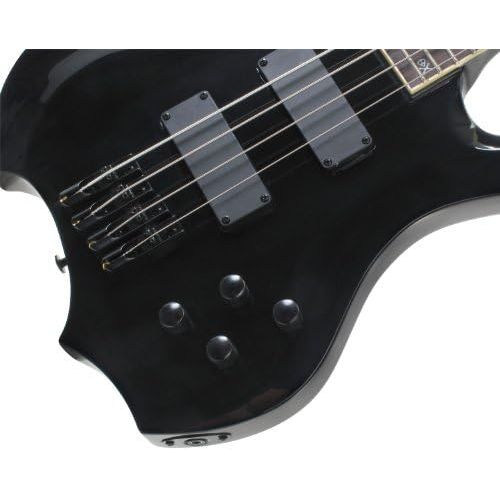  [아마존베스트]Rocktile Pro BattleBone BB104-B Electric Bass Guitar Black