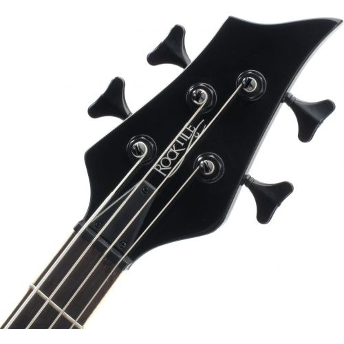  [아마존베스트]Rocktile Pro BattleBone BB104-B Electric Bass Guitar Black