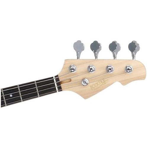  [아마존베스트]Rocktile Punsher Preci Style Electric Bass (bass guitar, split pickups, 22 frets, fingerboard in Rosewood optics) sunburst