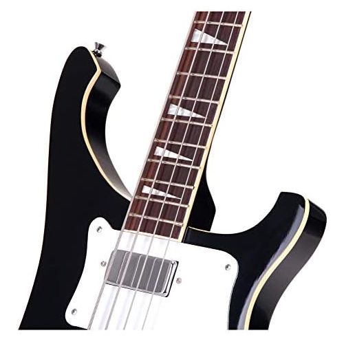  [아마존베스트]Rocktile Pro RB-400B Blackbird Electric Bass Longscale, Humbucker, Single Coil, Glued Neck, Black