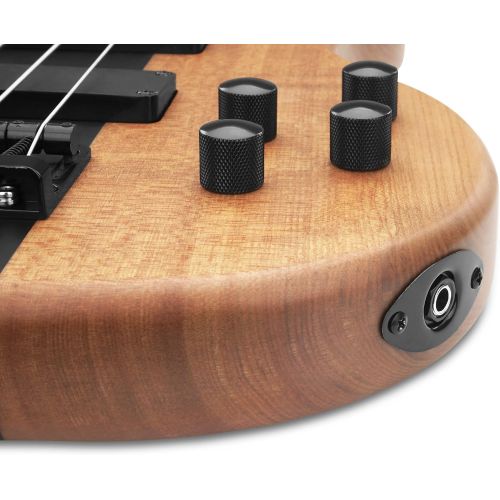  [아마존베스트]Rocktile Pro LowBone LB104-N Electric Bass Guitar Natural