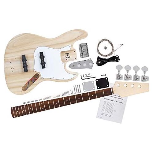  [아마존베스트]Rocktile JB-Style DIYJB Electric Bass Guitar Assembly Kit
