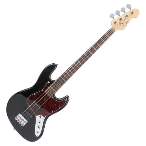  [아마존베스트]Rocktile Pro 70s JB-30BK Electronic Bass Guitar Deluxe Black