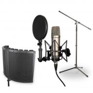 Rode Microphones},description:Special pricing on a fine studio microphone along with all of the essential accessories you’ll need to get a quality signal to the board. Along with y