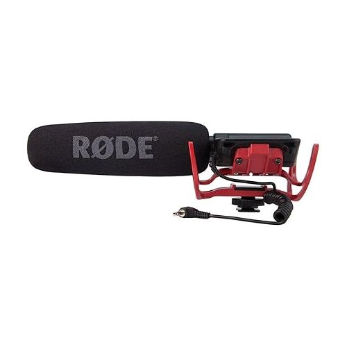 로데 Rode VideoMic Camera-Mount Shotgun Microphone with Rycote Lyre Shock Mounting, Black