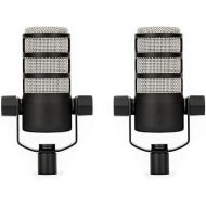 Rode PodMic Broadcast-Grade Dynamic Microphone for Podcast Application, 2-Pack