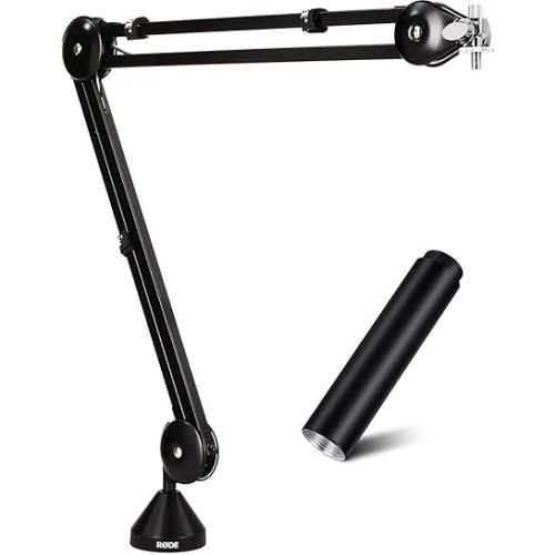 로데 Rode PSA1 Professional Studio Boom Arm with ZAYKiR Microphone Stand Extension