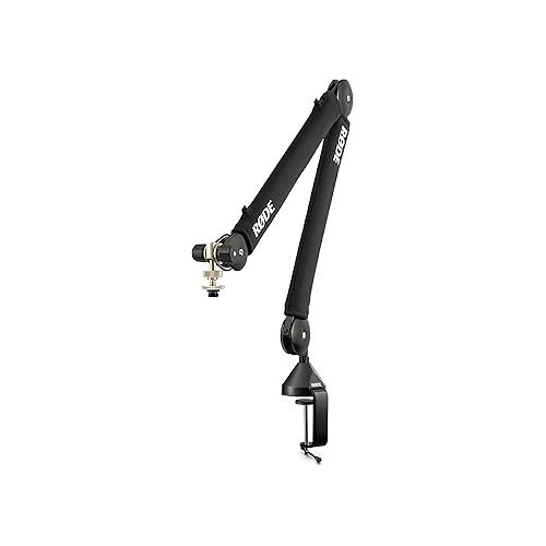 로데 Rode NT-USB+ USB Condenser Microphone & PSA1+ Desk-Mounted Broadcast Microphone Boom Arm