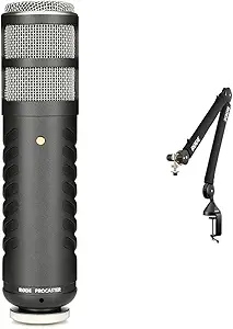 Rode Procaster & PSA1+ Desk-Mounted Broadcast Microphone Boom Arm