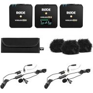 Rode Wireless GO II Compact Microphone System with 2x Transmitter, Bundle with Turnstile Audio TASL500 Lavalier Microphone