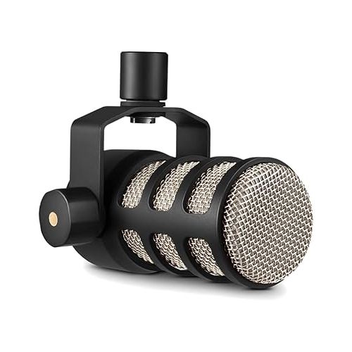 로데 Rode PodMic Cardioid Dynamic Broadcast Microphone, Black & RØDE Wireless Go II Dual Channel Wireless System with Built-in Microphones