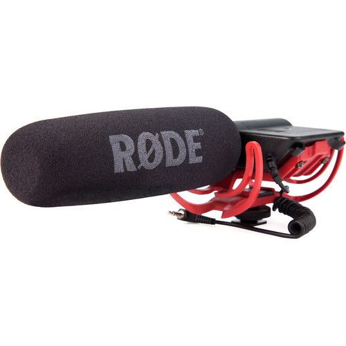 로데 RODE VideoMic Camera-Mount Shotgun Microphone Kit with Micro Boompole, Windshield, and Extension Cable