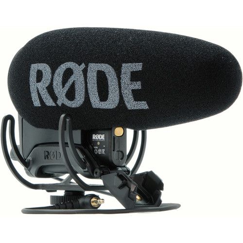 로데 RODE VideoMic Pro+ Camera-Mount Shotgun Microphone Kit with Micro Boompole, Windshield, and Extension Cable
