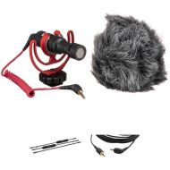 RODE VideoMicro Ultracompact Camera-Mount Shotgun Microphone Kit with Boompole and Cable Kit