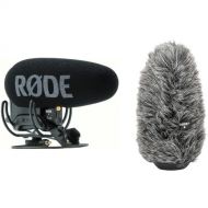 RODE VideoMic Pro+ Camera-Mount Shotgun Microphone Kit with DeadCat VMPR+ Windshield