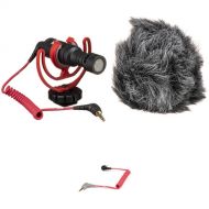 RODE VideoMicro Ultracompact Camera-Mount Shotgun Microphone Kit for Smartphones