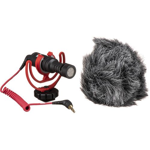 로데 RODE VideoMicro Ultracompact Camera-Mount Shotgun Microphone Kit for Smartphones