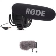 RODE VideoMic Pro Camera-Mount Shotgun Microphone Kit with Auray Custom Windshield