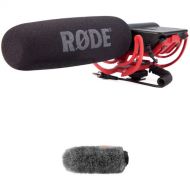 RODE VideoMic Camera-Mount Shotgun Microphone Kit with Auray Custom Windshield