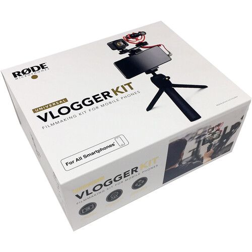 로데 RODE Vlogger Kit Universal Filmmaking Kit for Smartphones with 3.5mm Ports