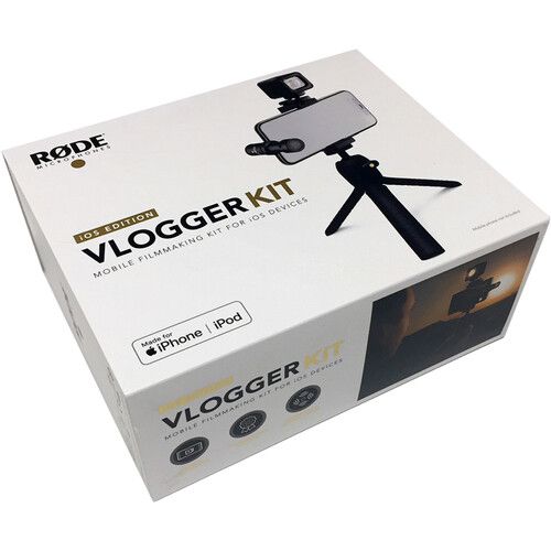 로데 RODE Vlogger Kit iOS Edition Filmmaking Kit for Mobile Devices with Lightning Ports